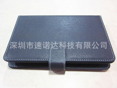 深圳市速諾達科技 廠家直銷多尺寸平板電腦通用鍵盤皮套，優質皮革，批發優選